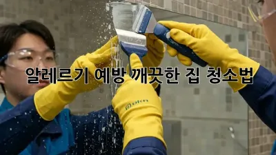 알레르기 예방, 깨끗한 집 청소법!